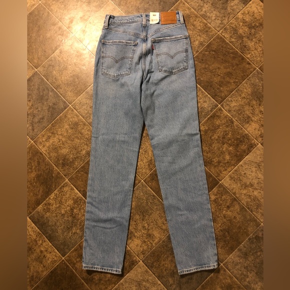 LEVIS 70's High Slim Straight Jeans Medium Indigo Worn In NWT - Picture 16 of 17
